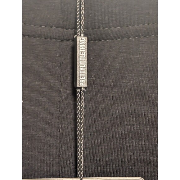 NWT PrettyLittleThing Women's Size 2 Black Elastic Waist & Bottom Jogger - Picture 8 of 14